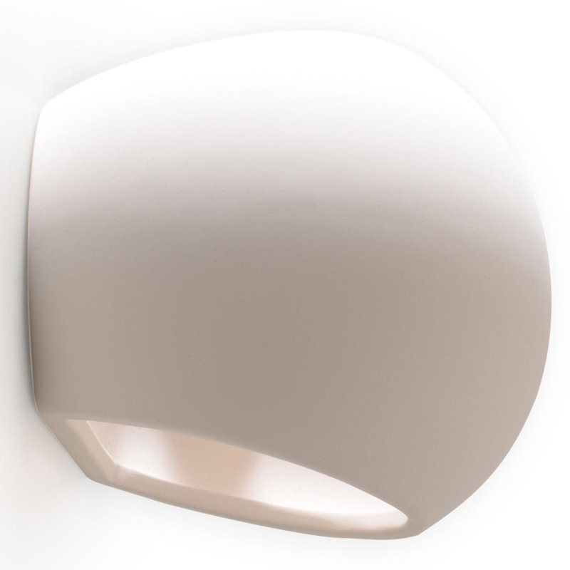 Anberlyn Ceramic Flush Mounted Sconce