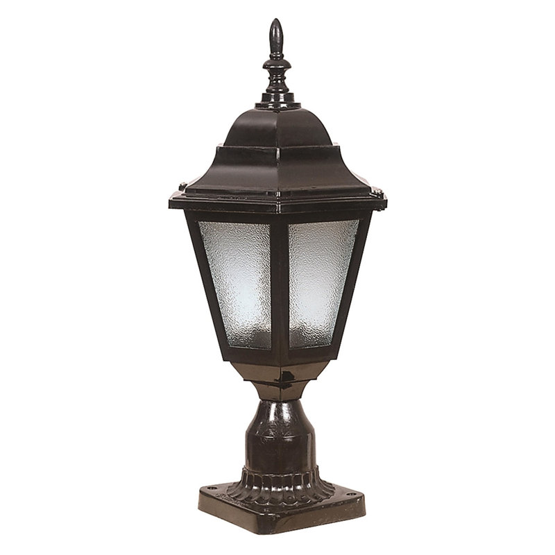 Outdoor Wall Lamp, Black ABS Body, 18.5 x 9.1 inches | Polycarbonate Cap, E27 Max 40W Socket, IP65 Waterproof, Nostalgic & Industrial Design | Perfect for Traditional American Outdoor Spaces