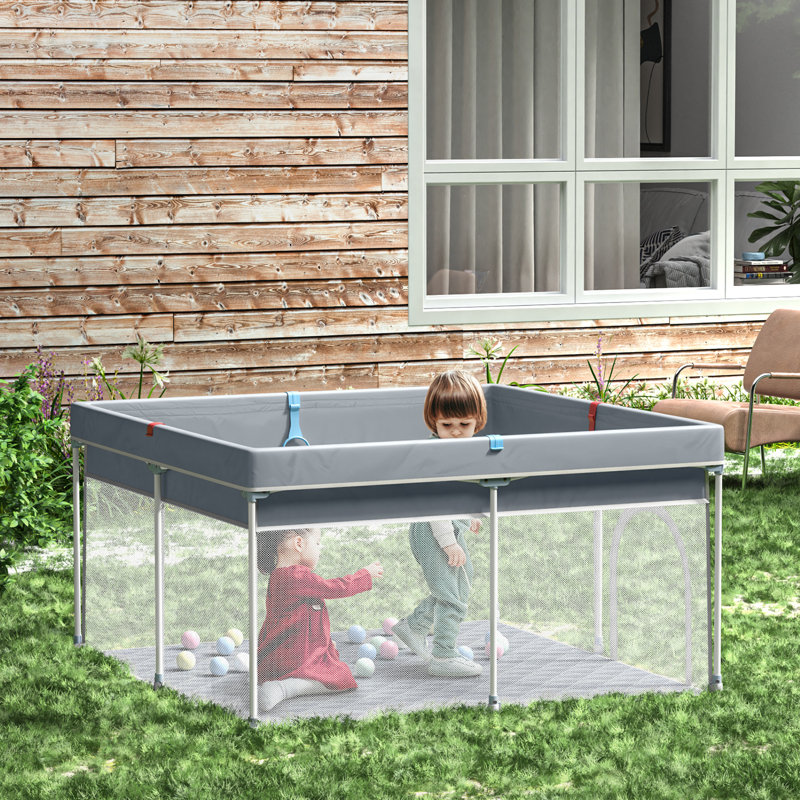 Parc pour bébé pliable Adaora, portique pour bébé et tout-petit