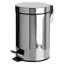 Minnielee Stainless Steel 5 Liter Step on Rubbish Bin Indoor Outdoor Waste Bin With Pedal