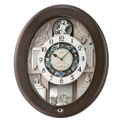 Seiko QXM389NRH MIM-Wall, Quartz, Brown