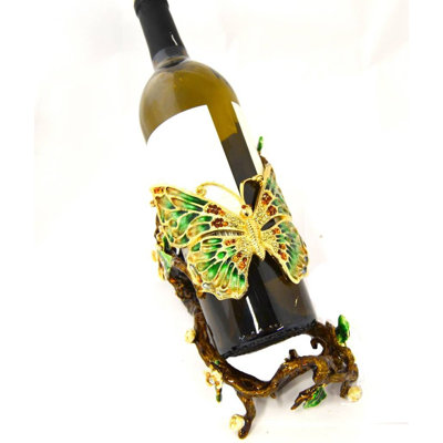 Eastridge Tabletop Wine Bottle Rack in Green