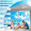 Tente d'auvent 10 x 10 avec pop-up avec auvent, auvent robuste toutes saisons UPF 50+-105116244