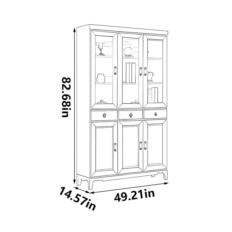 Modern practical bookcase