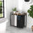 Rolling Laundry Center with Top Shelf Laundry Hamper with Wheels