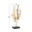 Sculpture contemporaine en métal doré Cosmoliving par Cosmopolitan, 21 x 10 x 6
