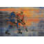 « usa vs can » par parvez taj,, reproduction d’art sur toile tendue-14819794