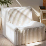 Compressed Lazy Sofa Chair – Ultra Compact Package, Fluffy After 48h Expansion, Ideal for Small Spaces, Dorms, Apartments – No Assembly Needed