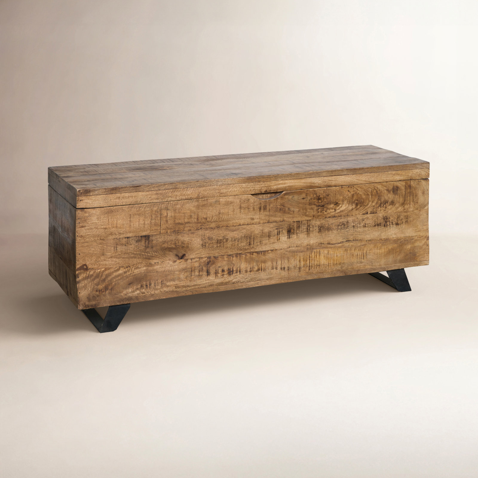 Balderas Lift Top Coffee Table with Storage, Natural Brown