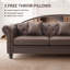 Canapé Chesterfield de 83,1 po Fynlie-1554671450