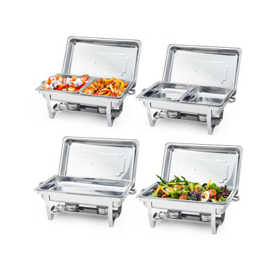  Versatile 4-Piece Kitchen Grid Pan Set – Includes 2 Double Grids & 2 Single Grids, Ideal for Home Cooking & Baking – Durable Construction, Easy to Clean 4-piece set, original color