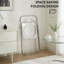 Transparent Acrylic Modern Folding Chair With Chrome Frame-526095617