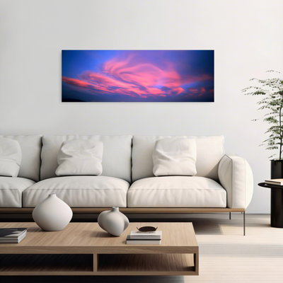 «Cloudscape» Canterbury, Nouvelle-Zélande, art contemporain contemporain au coucher du soleil