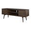 Maloree Unfinished TV Stand for TVs up to 55" with Fireplace Included
