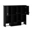 Armoire de rangement murale moderne avec miroir et barre à serviettes