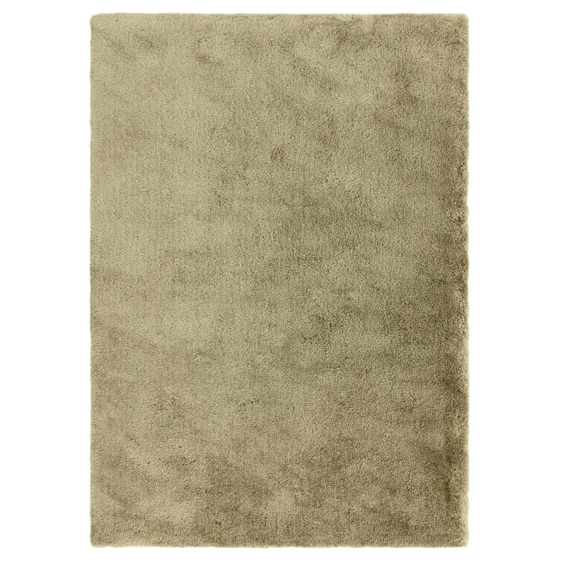 Tachiana Hand Tufted Shaggy Sage Area Rug, Rectangle 120 x 170 cm