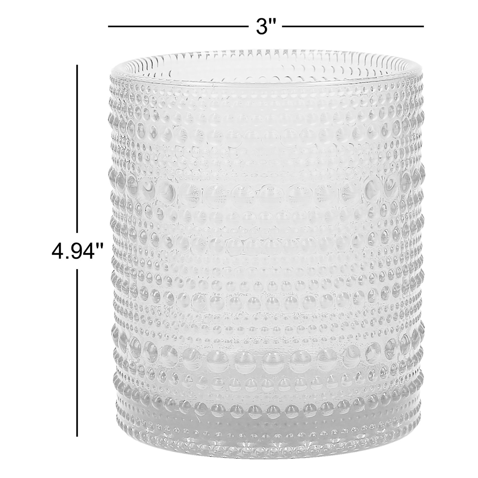 Jupiter Drinking Glass, Smoke Gray, 10 oz.