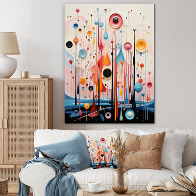 «Crystalline Consciousness Retro Pastel I», reproduction sur toile