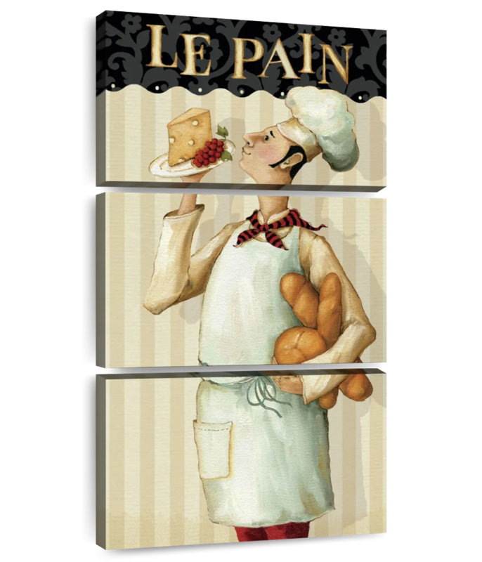 Chef-d'œuvre des chefs III, H 75 po x l 36 po