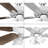 Hutchcraft 52'' Ceiling Fan with Light Kit-840297086