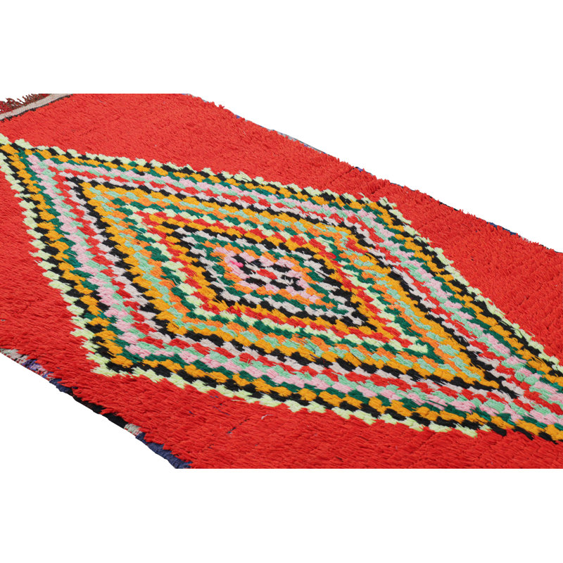 One-of-a-Kind 2'9”x9'4” Hand Knotted Area Rug