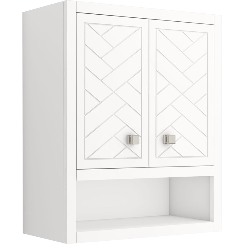 Beauxline 28-In X 24-In Wall Cabinet, White