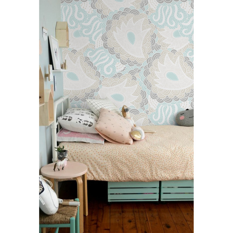 Brunilde 2.5m x 2.5m Matte Wallpaper Roll, 250 x 250cm