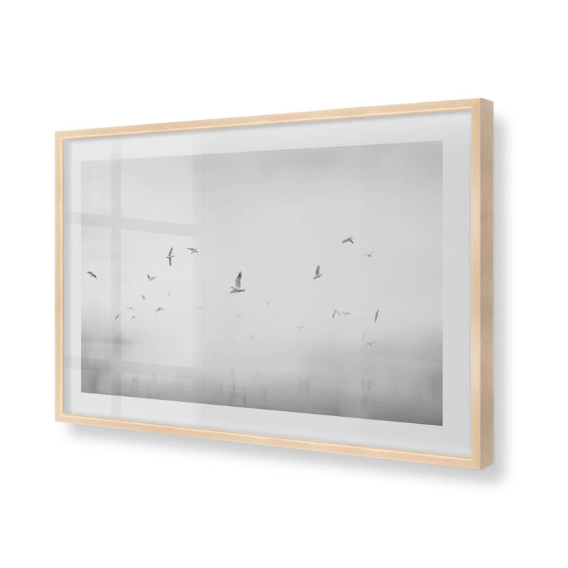 Ethereal Flight Serenade Print, Raw Maple Framed, 13" H x 17" W