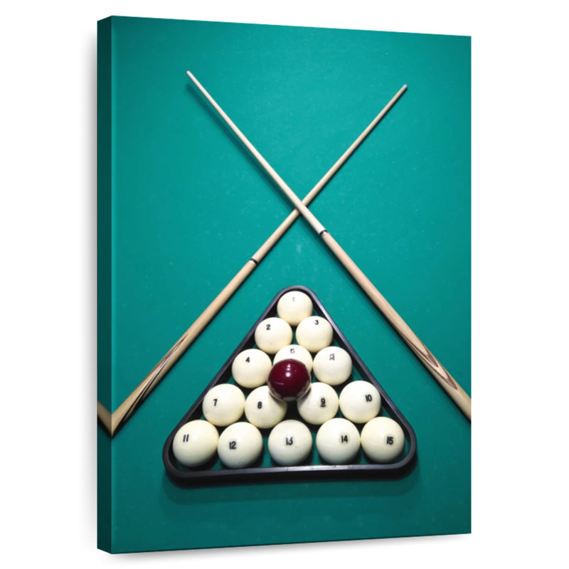 Billard russe, H 45 po x l 30 po