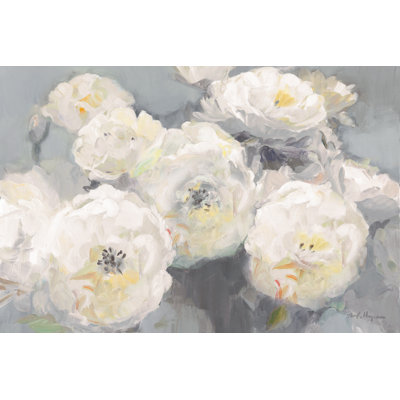 " Wild Roses Gray " by Marilyn Hageman Painting Print