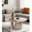 Petite table basse en marbre naturel-28006906-10851582