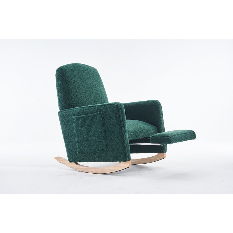 Chaise berçante Teddy, Vert