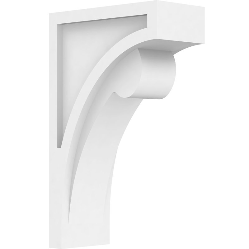 Corbel Standard Viola Architectural Grade PVC, H 11,63 po x l 3,5 po x p 7 po