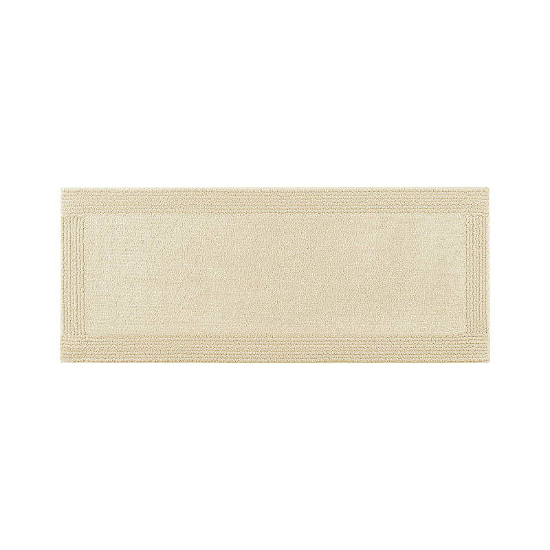 Tapis pour salle de bain réversible 100% coton Splendor, Naturel, L 24 po x L 44 po