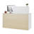 Reception Desk Rectangular Front Counter Table 55.12 in Wood Office Table