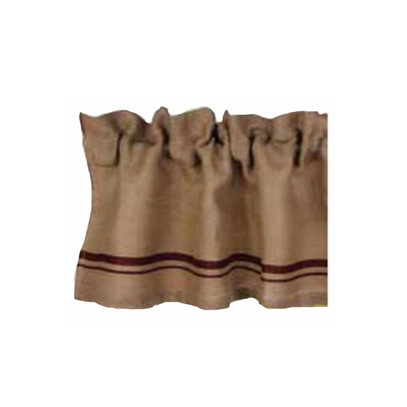 Cedres Cotton Striped Window Valance