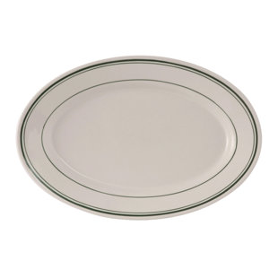 Tuxton Green Bay Ceramic Platter (Set of 12)