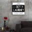 Art mural en verre Epic Art «Diy Laundry Bw» par Melissa Averinos-106418377