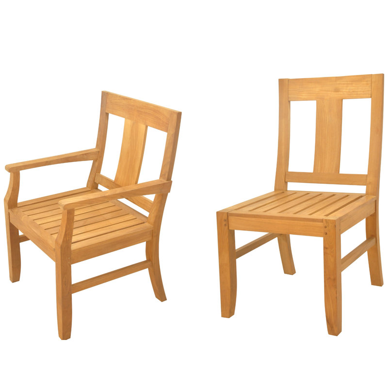 Osborne Outdoor 13 - Piece Teak Dining Set, 10, 30.5" H x 82" L x 40" W