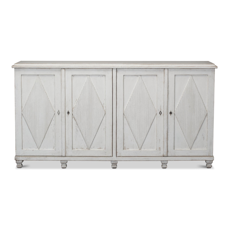 Buffet en bois de pin 88" large Montara