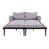 Gray Cushion/Black Frame selected
