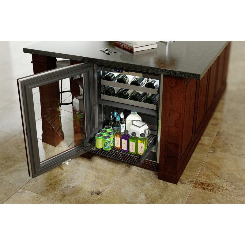 Perlick 24'' W Built-In Beverage Cooler with Wine Storage, Without, Right