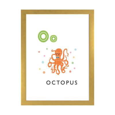 Alphabet Flash Card O - impression d'art graphique