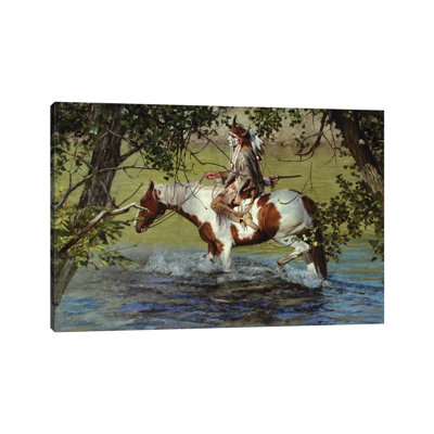 Dry Moccasins by David Edward Kucera - Wrapped Canvas Painting