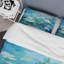 Ensemble de housse de couette bleu et blanc Tropical Plants Mirage 2 - Jungle-101241583