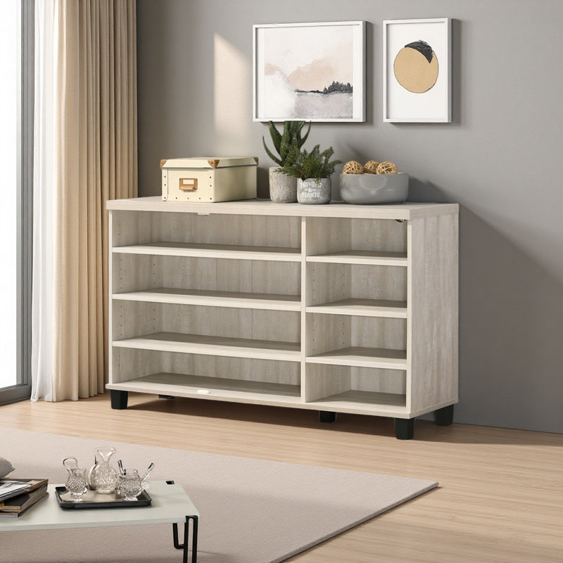 45" 3-Door Shoe Cabinet