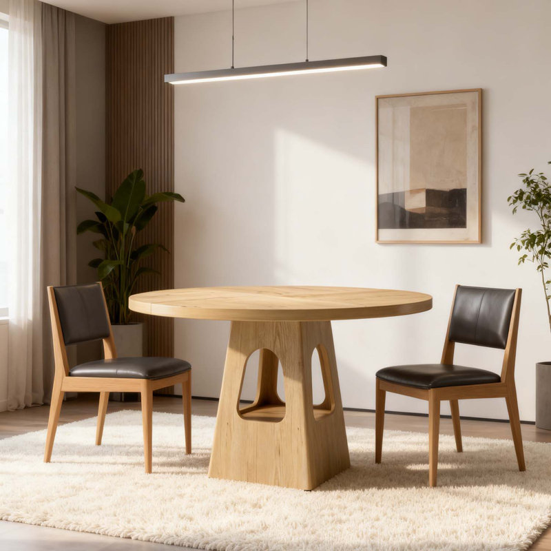 Table de salle à manger Farmhouse, Naturel