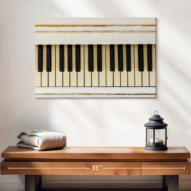 Abarca Old Piano, 16" H x 24" W