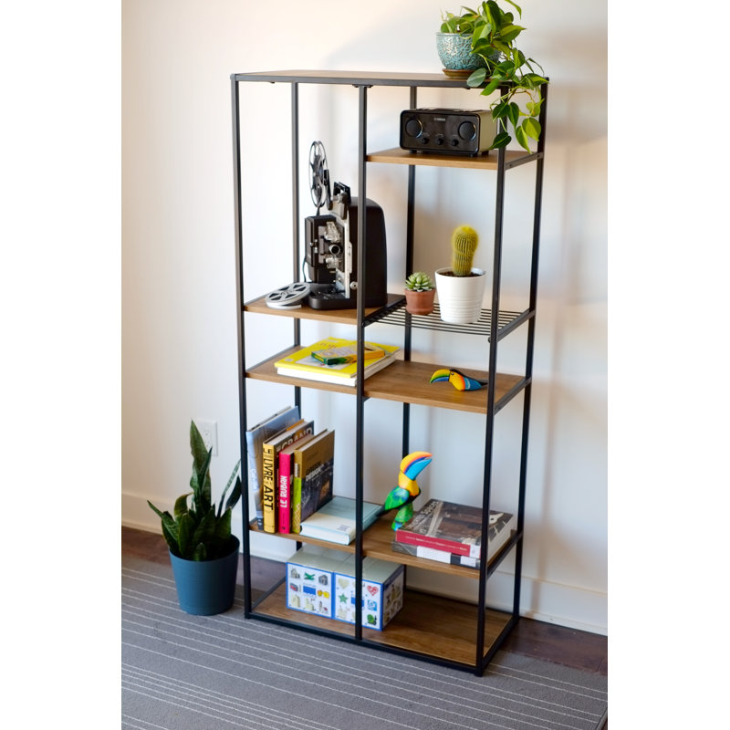 Bibliothèque en métal H 59,5 "x l 28,5"