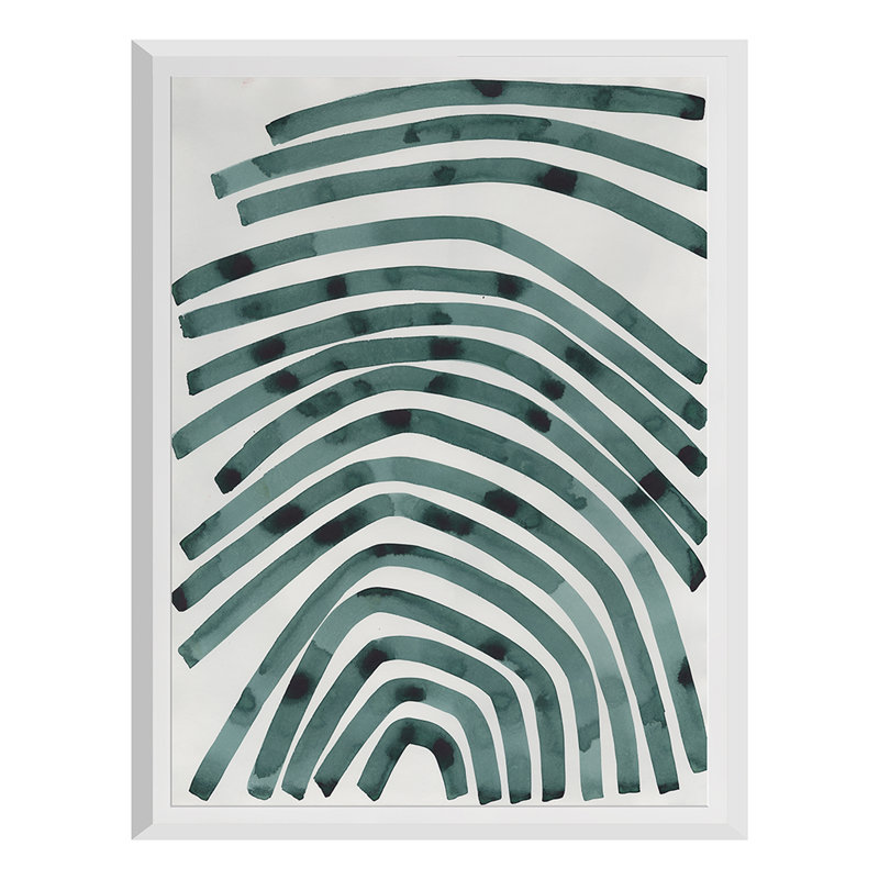 «The Up-Side» par Kate Roebuck - impression d'un cadre photo sur papier, Cadre blanc, H 44 po x l 34 po